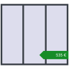 Ціноутворення Вікна 2100x1900 мм REHAU Brillant-Design. Ціна: €534.80