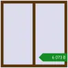 Ціноутворення Вікна 1200x1200 мм REHAU Euro 60 WALNUT з двох сторін. Ціна: ₴6,072.97