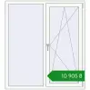 Ціноутворення Вікна 1321x1470 мм REHAU Brillant-Design Білий (RAL 9016) з двох сторін. Ціна: ₴10,904.56