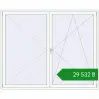Ціноутворення Вікна 2270x1850 мм REHAU Euro 70 Білий (RAL 9016) з двох сторін. Ціна: ₴29,531.66