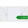 Ціноутворення Вікна 2000x1100 мм REHAU Euro 60 Білий (RAL 9016) з двох сторін. Ціна: ₴11,330.47
