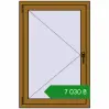 Ціноутворення Вікна 780x1180 мм REHAU Euro 60 LIGHT_OAK з двох сторін. Ціна: ₴7,030.49