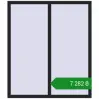 Ціноутворення Вікна 1300x1500 мм REHAU Euro 60 BLACK_ULTI-MATT з двох сторін. Ціна: ₴7,282.37
