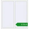 Ціноутворення Вікна 1320x1420 мм REHAU Euro 70 Білий (RAL 9016) з двох сторін. Ціна: ₴8,106.08