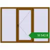 Ціноутворення Вікна 1870x1350 мм REHAU Euro 70 GOLDEN OAK з двох сторін. Ціна: ₴18,542.02