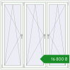 Ціноутворення Вікна 1800x1800 мм REHAU Euro 60 Білий (RAL 9016) з двох сторін. Ціна: ₴16,799.51