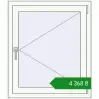 Ціноутворення Вікна 780x910 мм REHAU Euro 60 Білий (RAL 9016) з двох сторін. Ціна: ₴4,367.87