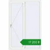 Ціноутворення Вікна 1300x2000 мм REHAU Euro 70 Білий (RAL 9016) з двох сторін. Ціна: ₴17,201.51