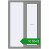 Ціноутворення Вікна 1000x1500 мм Altest Pony 375 RAL 9007 Grey aluminium з двох сторін. Ціна: ₴10,104.35