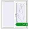 Ціноутворення Вікна 1000x1085 мм REHAU Euro 70 Білий (RAL 9016) з двох сторін. Ціна: ₴7,120.56