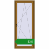 Ціноутворення Вікна 840x2030 мм REHAU Euro 70 LIGHT_OAK з двох сторін. Ціна: $312.81