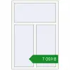Ціноутворення Вікна 980x1450 мм REHAU Brillant-Design Білий (RAL 9016) з двох сторін. Ціна: ₴7,058.87