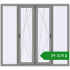Ціноутворення Вікна 2000x1800 мм Altest Pony 375 RAL 9007 Grey aluminium з двох сторін. Ціна: ₴39,409.25