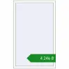Ціноутворення Tilt-and-Turn 975x1560 mm REHAU Euro 70 RAL 9016 Traffic white two-sided. Ціна: ₴4,246.39