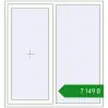 Ціноутворення Вікна 1400x1500 мм REHAU Euro 60 Білий (RAL 9016) з двох сторін. Ціна: ₴7,148.75