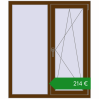 Ціноутворення Вікна 1100x1300 мм REHAU Euro 60. Ціна: €214.23