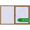 Ціноутворення Вікна 2475x1600 мм REHAU Euro 70 LIGHT_OAK з двох сторін. Ціна: ₴28,379.43