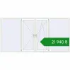 Ціноутворення Вікна 3000x1500 мм REHAU Euro 70 Білий (RAL 9016) з двох сторін. Ціна: ₴21,939.51