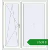 Ціноутворення Вікна 1350x1450 мм REHAU Euro 60 Білий (RAL 9016) з двох сторін. Ціна: ₴9,532.80