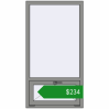 Ціноутворення Вікна 800x1500 мм Altest Pony 375 RAL 9007 Grey aluminium з двох сторін. Ціна: $234.46