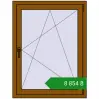 Ціноутворення Вікна 860x1130 мм REHAU Euro 60 GOLDEN OAK з двох сторін. Ціна: ₴8,854.20