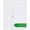 Ціноутворення Вікна 2000x2600 мм REHAU Euro 70 Білий (RAL 9016) з двох сторін. Ціна: ₴35,090.81