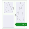 Ціноутворення Вікна 1300x1500 мм REHAU Euro 70. Ціна: €258.04