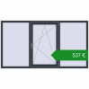 Ціноутворення Вікна 2200x1200 мм REHAU SYNEGO MD. Ціна: €537.05
