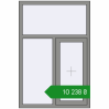 Ціноутворення Вікна 1000x1500 мм Altest Pony 375 RAL 9007 Grey aluminium з двох сторін. Ціна: ₴10,237.56