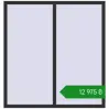 Ціноутворення Вікна 1500x1580 мм REHAU Euro 70 ANTHRACITE_GREY_GLATT з двох сторін. Ціна: ₴12,974.58
