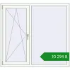 Ціноутворення Вікна 1400x1300 мм REHAU Euro 70 Білий (RAL 9016) з двох сторін. Ціна: ₴10,293.98