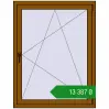 Ціноутворення Вікна 1000x1300 мм REHAU Brillant-Design GOLDEN OAK з двох сторін. Ціна: ₴13,386.72