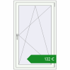 Ціноутворення Вікна 880x1425 мм REHAU Euro 60. Ціна: €132.13