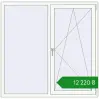 Ціноутворення Вікна 1530x1500 мм REHAU Euro 70 Білий (RAL 9016) з двох сторін. Ціна: ₴12,219.76