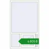 Ціноутворення Вікна 940x1570 мм REHAU Euro 60 Білий (RAL 9016) з двох сторін. Ціна: ₴6,805.10
