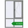Ціноутворення Вікна 1200x1800 мм Altest Pony 375 RAL 9007 Grey aluminium з двох сторін. Ціна: ₴18,055.93