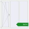 Ціноутворення Вікна 1820x1870 мм REHAU Brillant-Design. Ціна: €359.60