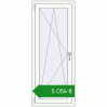 Ціноутворення Вікна 600x1480 мм REHAU Euro 60 Білий (RAL 9016) з двох сторін. Ціна: ₴5,056.04