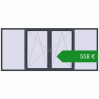 Ціноутворення Вікна 3350x1480 мм REHAU Euro 60. Ціна: €558.18