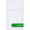 Ціноутворення Tilt-and-Turn 850x1490 mm REHAU Euro 60 RAL 9016 Traffic white two-sided. Ціна: ₴3,685.10