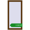 Ціноутворення Вікна 500x1000 мм REHAU Euro 70 WALNUT з двох сторін. Ціна: ₴3,330.10