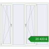 Ціноутворення Вікна 2000x1800 мм REHAU Euro 70 Білий (RAL 9016) з двох сторін. Ціна: ₴20,420.06