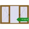 Ціноутворення Вікна 2070x1350 мм REHAU Euro 60 LIGHT_OAK з двох сторін. Ціна: ₴19,301.91