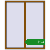 Ціноутворення Вікна 1250x1500 мм REHAU Euro 60 GOLDEN OAK з двох сторін. Ціна: $193.75
