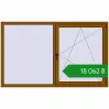 Ціноутворення Вікна 1970x1200 мм REHAU Euro 70 GOLDEN OAK з двох сторін. Ціна: ₴18,062.49
