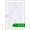 Ціноутворення Вікна 1000x1500 мм REHAU Euro 60 BLACK_BROWN ззовні. Ціна: ₴9,354.35
