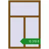 Ціноутворення Вікна 1000x1500 мм REHAU SYNEGO MD GOLDEN OAK з двох сторін. Ціна: ₴15,377.99