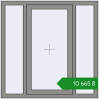 Ціноутворення Вікна 1200x1200 мм Altest Pony 375 RAL 9007 Grey aluminium з двох сторін. Ціна: ₴10,665.29