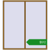 Ціноутворення Вікна 1890x2100 мм REHAU SYNEGO MD LIGHT_OAK з двох сторін. Ціна: $511.60