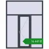 Ціноутворення Вікна 1550x2000 мм REHAU Euro 60 ANTHRACITE_GREY_STRUKTURAL з двох сторін. Ціна: ₴16,440.82